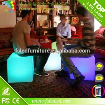 waterproof LED cube chair lighting