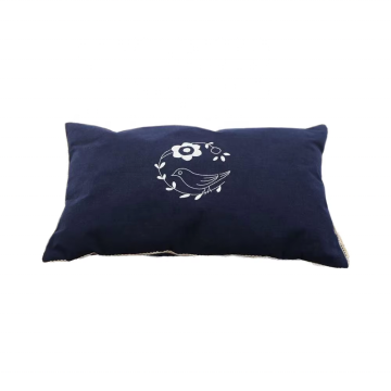 Whimsical Nature Themes: Birds Whispering & Flowers Sleeping Pillow Case
