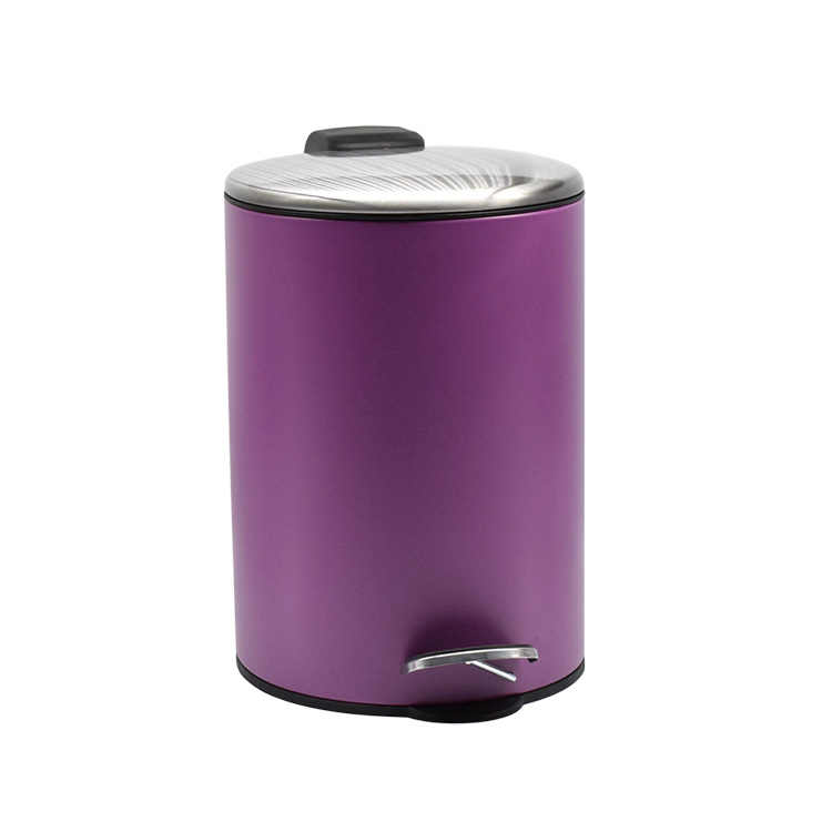 Stainless Steel Kitchen Garbage Can Recycling Trash Bin