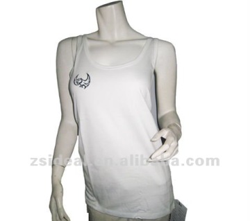 Classcial ladies' single jersey cotton tank tops