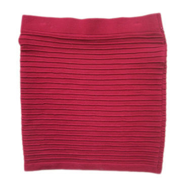 Ladies' knitted skirt, sheath and wave design