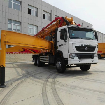 HB37V-2: 37m Truck-Mounted Concrete Pump with Boom - Perfect Construction Equipment