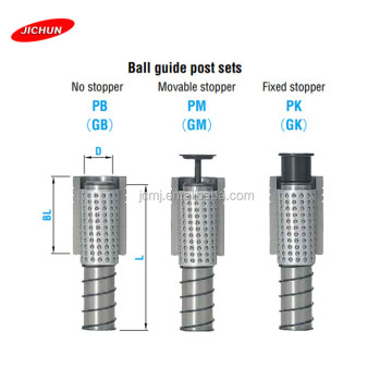 MISUMI Standard QK Guide Pillar Sets: PB/GB/PM/GM/PK/GK