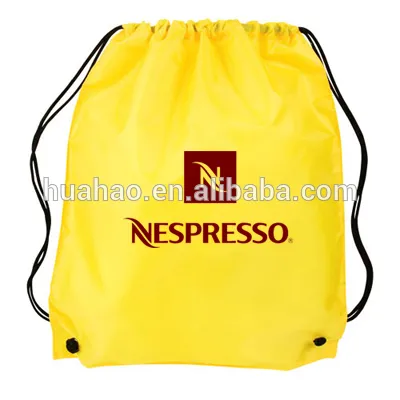 Chinese manufacturer nylon duffel drawstring backpack bags
