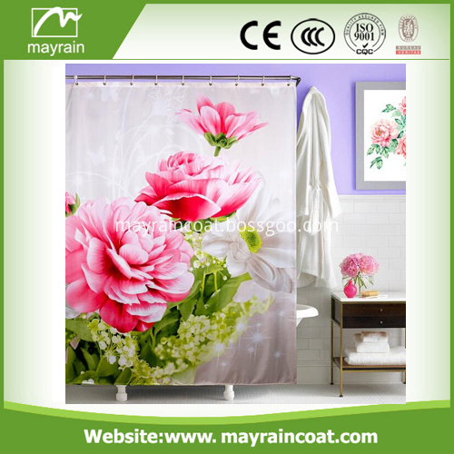High Quality Printed Shower Curtain