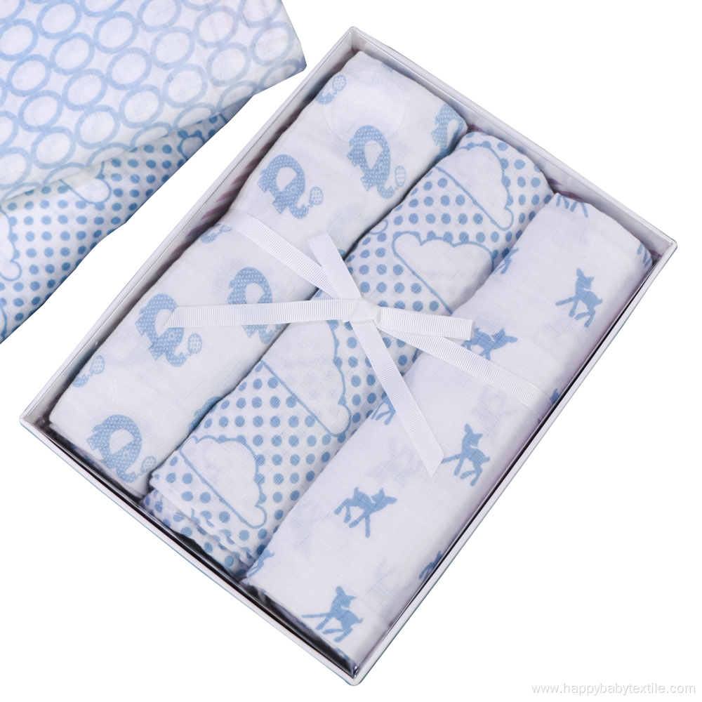 wholesale 100% cotton baby muslin swaddle blanket