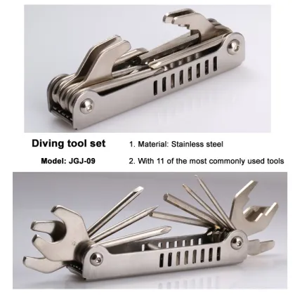Tool sets for scuba repair tools
