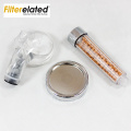 Transparent Mineral Stone Shower Filter Head