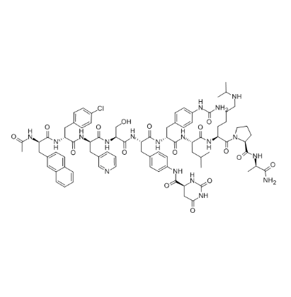 High Pureza 99% Degarelix Acetato 214766-78-6 Em estoque