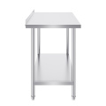 Heavy duty stainless steel prep table