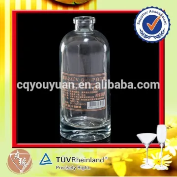 Brandy use 250ml glass bottles with cork stopper