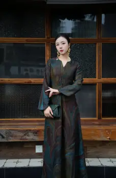 Shisanchai Hexi Four Prefectures Xiangyunsha A-Line Skirt