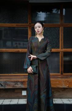 Shisanchai Hexi Four Prefectures Xiangyunsha A-Line Skirt