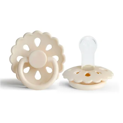 Flower Shaped Silicone Baby Pacifier Soothing Teething