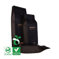 Bolsa de café biodegradable impresa de 16 oz con válvula