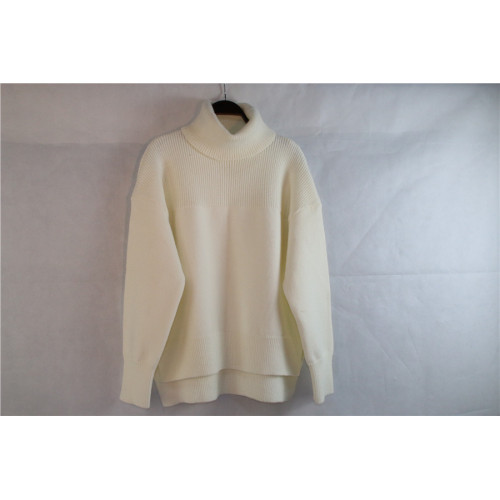 Crew Neck Seamless Long Sleeve Sweater