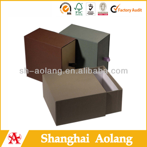 drawer shape cardboard jewelry box