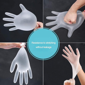 Transparent Medical Examination Disposable Pvc Gloves