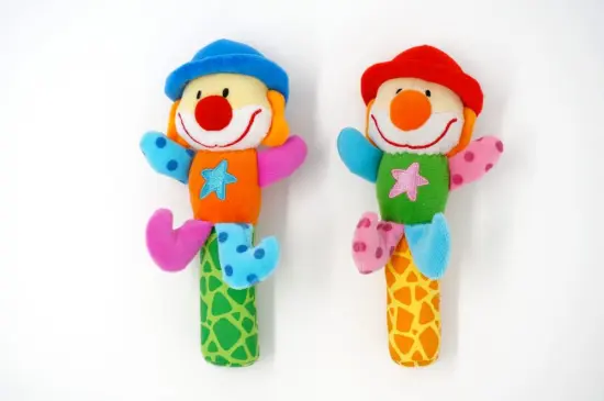 Baby Rattle Clown Toy
