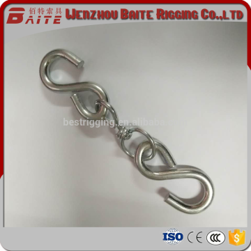 Steel Electric Galvanized 2pcs Snap Hook Meat Hook Set Rigging Hardware in China