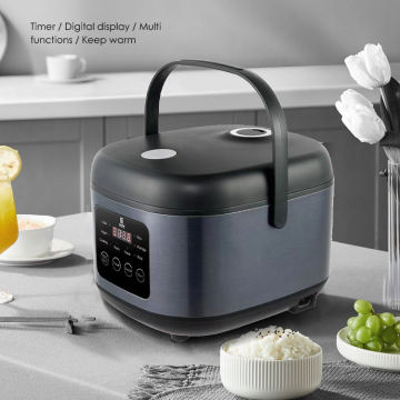 8-in-1 Electric Multifunction Mini Rice Cooker with 5L Non-Stick Inner Pot
