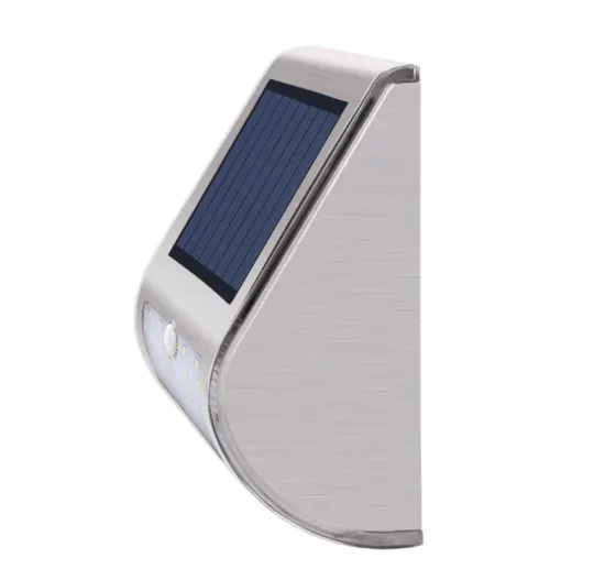 Triangle outdoor solar sensor light