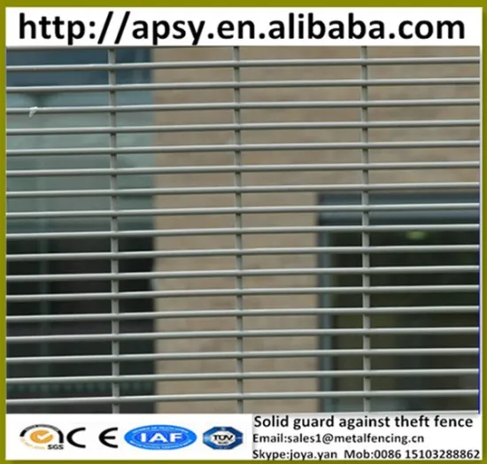 Wholesale prison mesh anti climb grille fence high risk site guard against theft boundary fencing 358 high security fences
