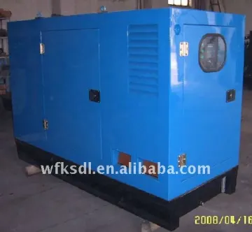 low noise 30-120kw Ricardo silent generator from manufacturer