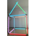 غطاء حليبي 3D RGB Pixel Tube Lighting