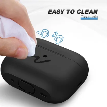 Silicone Case Protector for AirPods Pro 2nd Gen - Shockproof with KeyChain