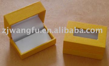 wooden pvc window earring box