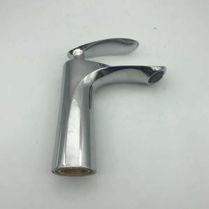 욕실 단일 구멍 세척 분지 온수 및 냉수 믹서 수도꼭지