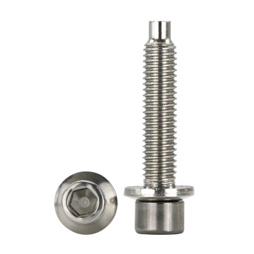 Stainless steel socket flat washer combined guide bolt