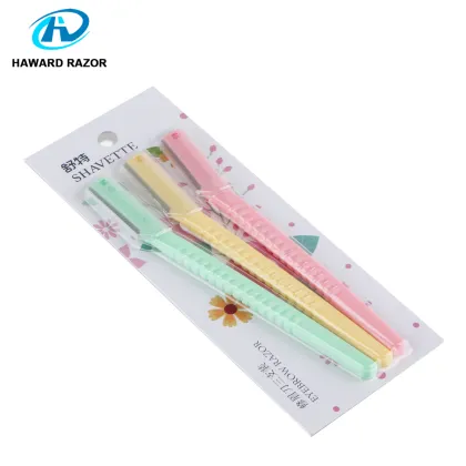 Stainless Steel Blade Women's Eyebrow Trimming Razor