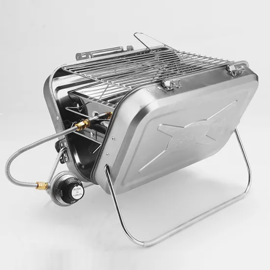 Factory Price Stainless Steel BBQ Gas Grills: Portable, Foldable, and Perfect for Outdoor Camping and Steak Cooking