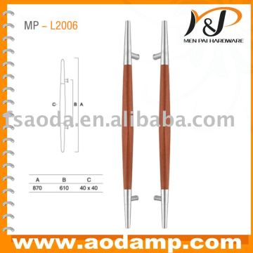 SS304 & Wooden Door Handle (MP-L2006)