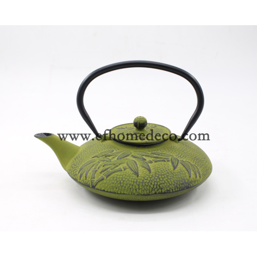 Cast Iron Enamel Teapot Set Water Kettle