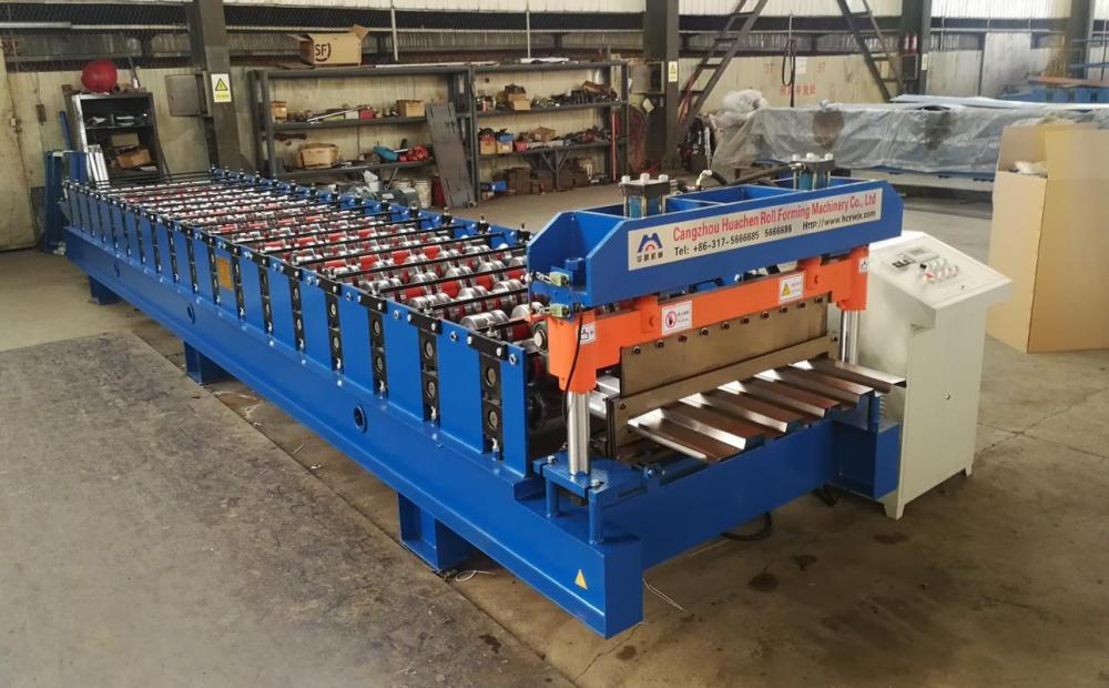 Galvanized Steel Container Deck Roll Forming Machine