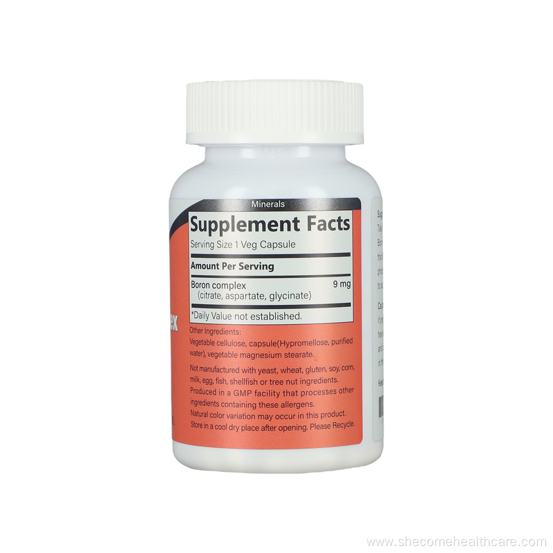 Boron Complex Bone Health Joint Support Mineral Supplement