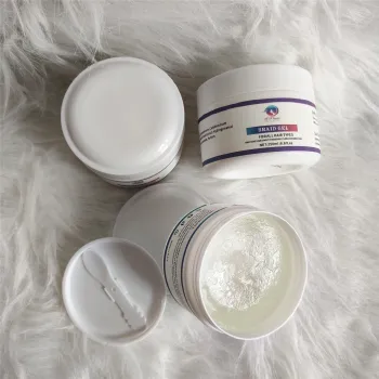 Private Label Oil-Based Alcohol-Free No Flaking Lightweight Scented Extra Hold Hair Gel for Twists, Locs, Edges, and Braids