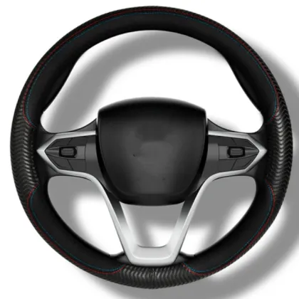 Custom Thin Microfiber Racing Car Steering Wheel Cover - Designer Wholesale Leather