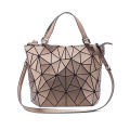 Bucket Baget Bag Diamond Bag Wanita Matte Single Single Bahu Cross Bag Folding Bag