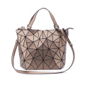 Women's bucket bag diamond bag Women's versatile matte single shoulder cross bag folding bag