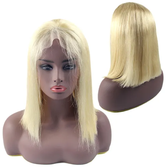 straight blonde 613 bob wigs wholesale, directly factory price blonde bob wig brazilian hair in China