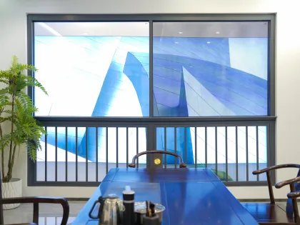 SMIRO Home aluminum sliding windows with clothes drying rack