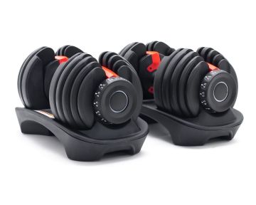 Customizable Home Gym Commercial Rack with 24kg Adjustable Dumbbells Set