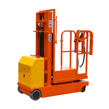 Warehouse Cargo Picking Work Platform Lift Electric Order Picker