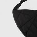 Beg Crossbody Hobo Black Quilted untuk Wanita