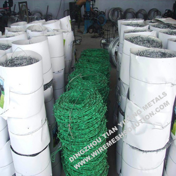 Galvanized / Stainless Steel Barbed Wire Fence