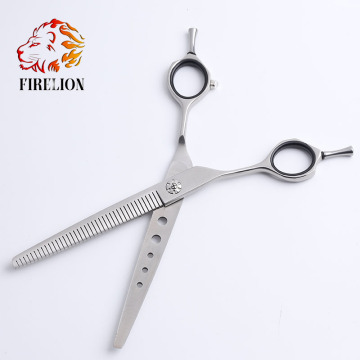 Firelion Professional 6.5 inci Kiri Kiri Pemangkasan Penipisan Pet Penipisan